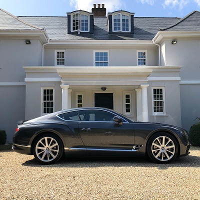 Bentley luxury car hire in UK